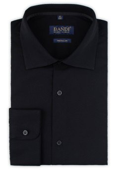 Černá pánská košile REGULAR Fondaco