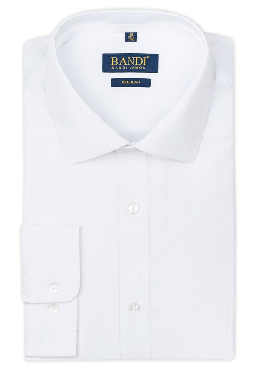 Bílá pánská košile REGULAR Luxed