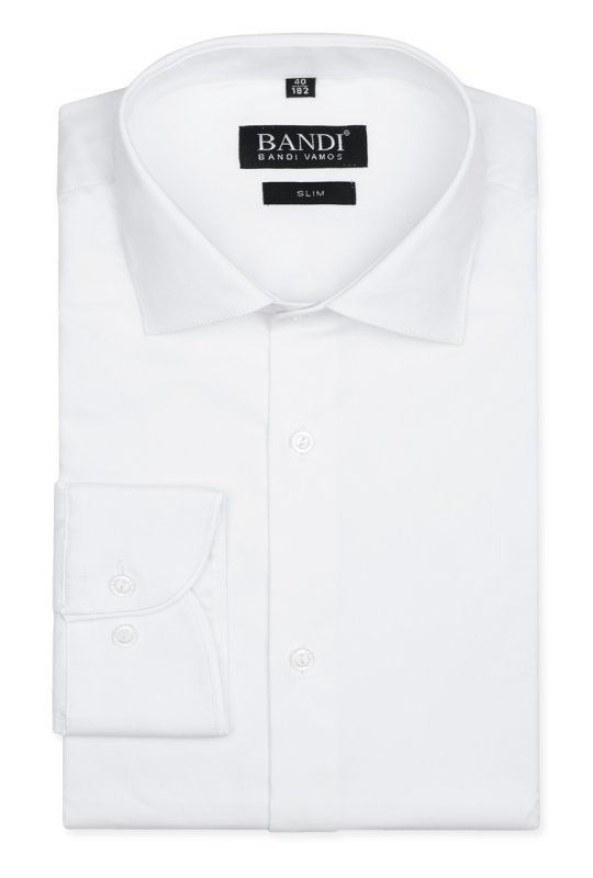 Bílá pánská košile SLIM Catena