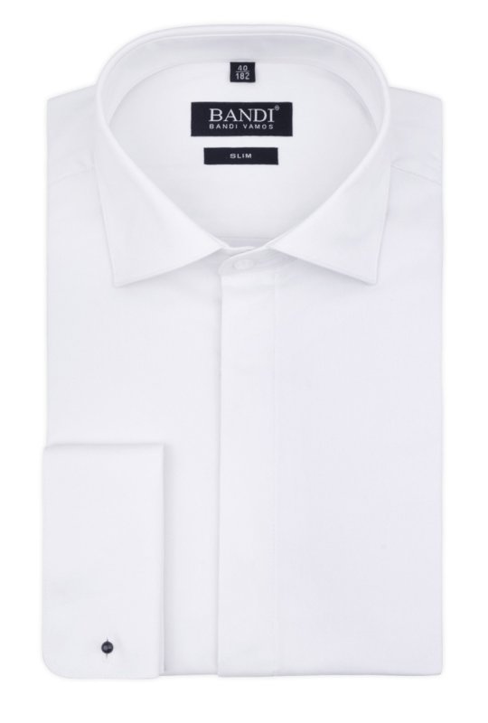 Slavnostní bílá košile SLIM Catedux