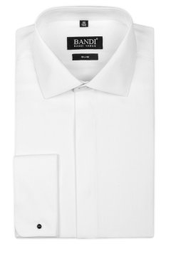 Pánská košile BANDI, model SLIM DERADUX Bianco