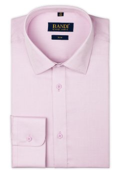 Růžová pánská košile SLIM Decido