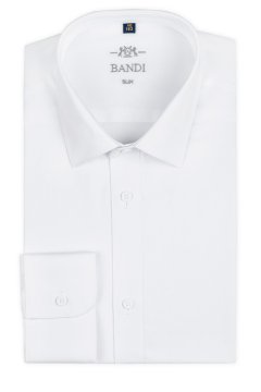 Pánská košile BANDI, model SLIM ESCUTI Bianco