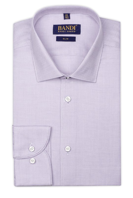 Světle fialová pánská košile SLIM Gradon