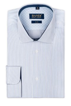 Modrobílá pruhovaná košile SLIM Paggio