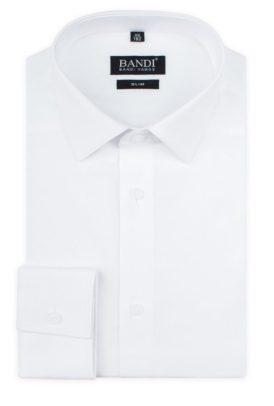 Bílá pánská košile SLIM Orfeo