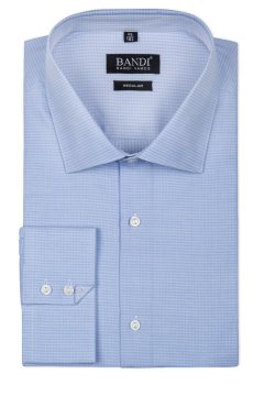 Modrá károvaná košile SLIM Retango