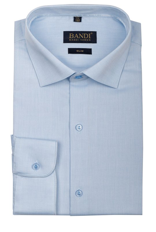 Světle modrá pánská košile SLIM Piero
