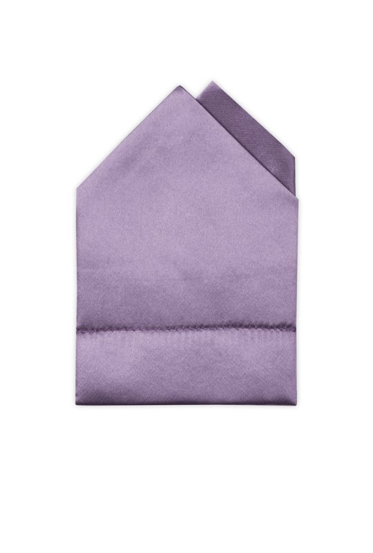Lesklý fialový poskládaný kapesníček do saka Special