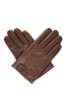 Hnědé pánské kožené rukavice Terzo