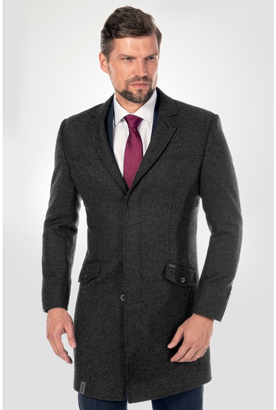 Pánský kabát BANDI, model SLIM Merkano