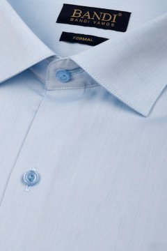 Detail látky modré pánské košile FORMAL Piero