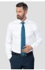 Bílá pánská košile REGULAR Arrigo na postavě s kravatou