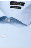 Detail látky modré pánské košile s jemnou texturou REGULAR Brizzi