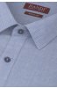 Detail látky modré košile s jedinečnou texturou REGULAR Carlito