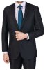 Světle fialová pánská košile REGULAR Decido na postavě s oblekem a kravatou