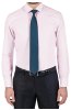 Růžová košile s tečkovanou texturou REGULAR Fineli na postavě s kravatou