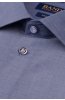 Detail látky a knoflíčků modré společensk košile REGULAR Lisco