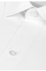 Detail látky bílé pánské košile REGULAR Lotrano