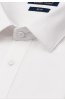 Detail látky pánské košile smetanové barvy SLIM Decido