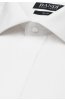 Detail látky a kryté légy slavnostní košile krémové barvy SLIM Delladux