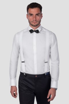 Pánská košile BANDI, model SLIM ESCUTI Bianco