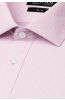 Detail látky světle růžové pánské košile s jemným vzorem SLIM Fineli