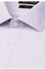 Detail látky světle fialové pánské košile s jemným vzorem SLIM Fineli