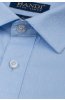 Detail světle modré košile s jemným vzorem SLIM Gestino