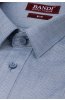 Detail látky modré volnočasové košile SLIM Greco