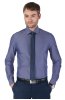 Modrá pánská košile SLIM Lisco na postavě s kravatou