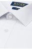 Detail bílé pánské košile SLIM Luxed