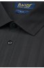 Detail látky černé pruhované košile SLIM Luxed