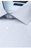 Detail látky modrobílé pruhované košile SLIM Paggio