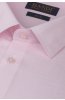 Detail textury látky světle růžové pánské košile SLIM Respire