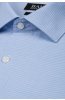 Detail modré kárované košile SLIM Retango