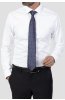 Bílá pánská košile SLIM Risto na postavě s kravatou