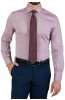 Růžová pánská košile s texturou SLIM Scalia na postavě s kravatou