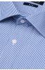 Detail modrobílé pruhované košile SLIM Strisso