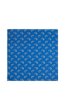 Rozložený modrý kapesníček do saka se vzorem Fagio