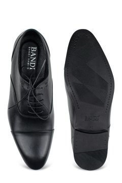 Černé kožené oxford boty Aristeo pohled na podrážku