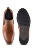 Hnědé pánské kožené chelsea boty Rondini pohled na podrážku