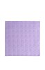 Rozložený čtvercový světle fialový kapesníček s texturou rybí kosti k motýlku Exclusive