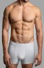Světle šedé pánské boxerky Bastardo na postavě