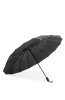 Černý skládací deštník Stratto pohled zespodu
