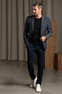 Pánské volnočasové sako BANDI, model Satorio Antracit, tailored