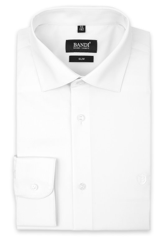 Pánská košile BANDI, model SLIM BELLORI Bianco