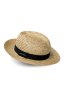 Pánský slaměný klobouk BANDI, model FEDORA RICCO Sabbia