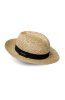 Pánský slaměný klobouk BANDI, model FEDORA RICCO Sabbia