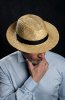 Pánský slaměný klobouk BANDI, model FEDORA RICCO Sabbia